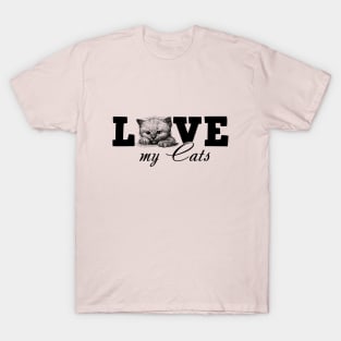 I love my cat T-Shirt